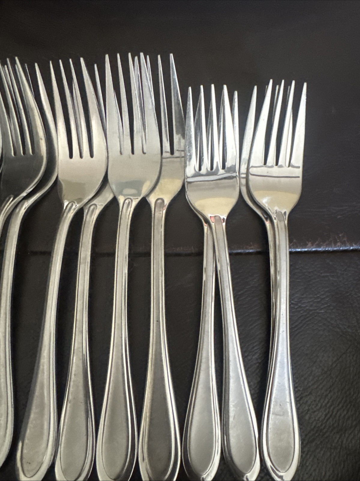 18pc Oneida JOANNE Frosted Satin Stainless Flatware Replacement Fork Spoon