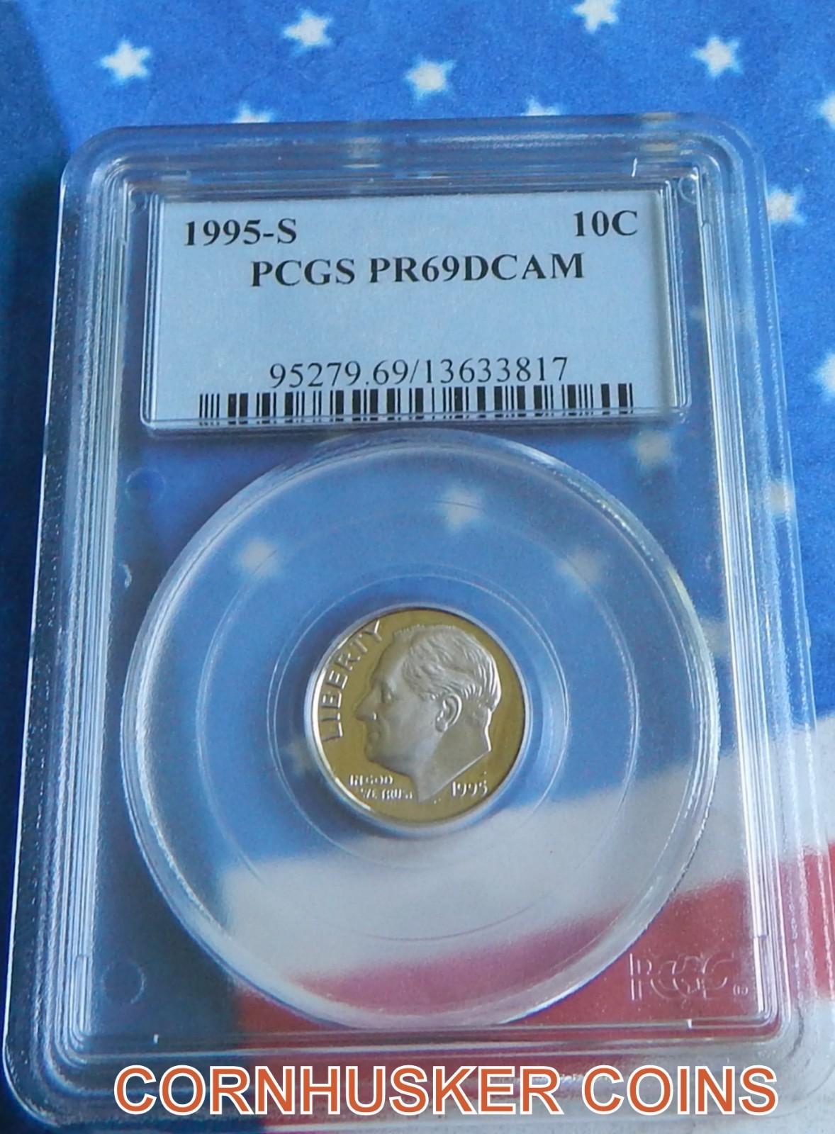 1985-S ROOSEVELT DIME BY PCGS PR69DCAM ~ BRILLIANT~ FREE SHIPPING