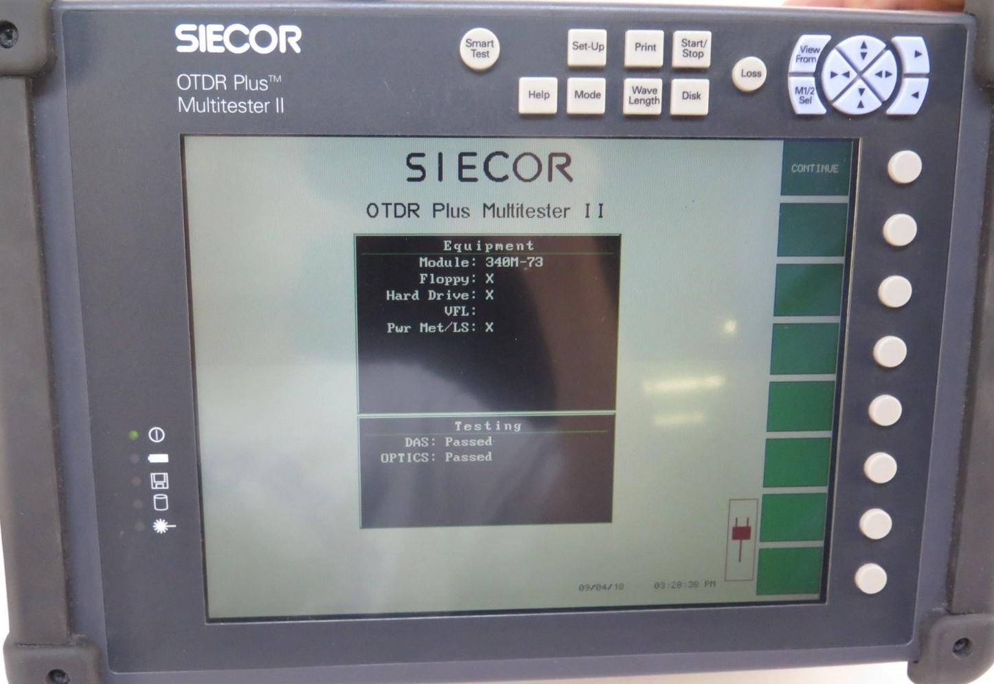 Siecor OTDR plus Multitester II 340M-73