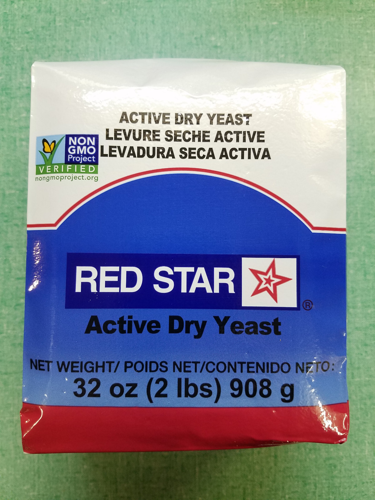 Red Star Active Dry Yeast - 2 lbs (32oz) - Expiration 08/2027