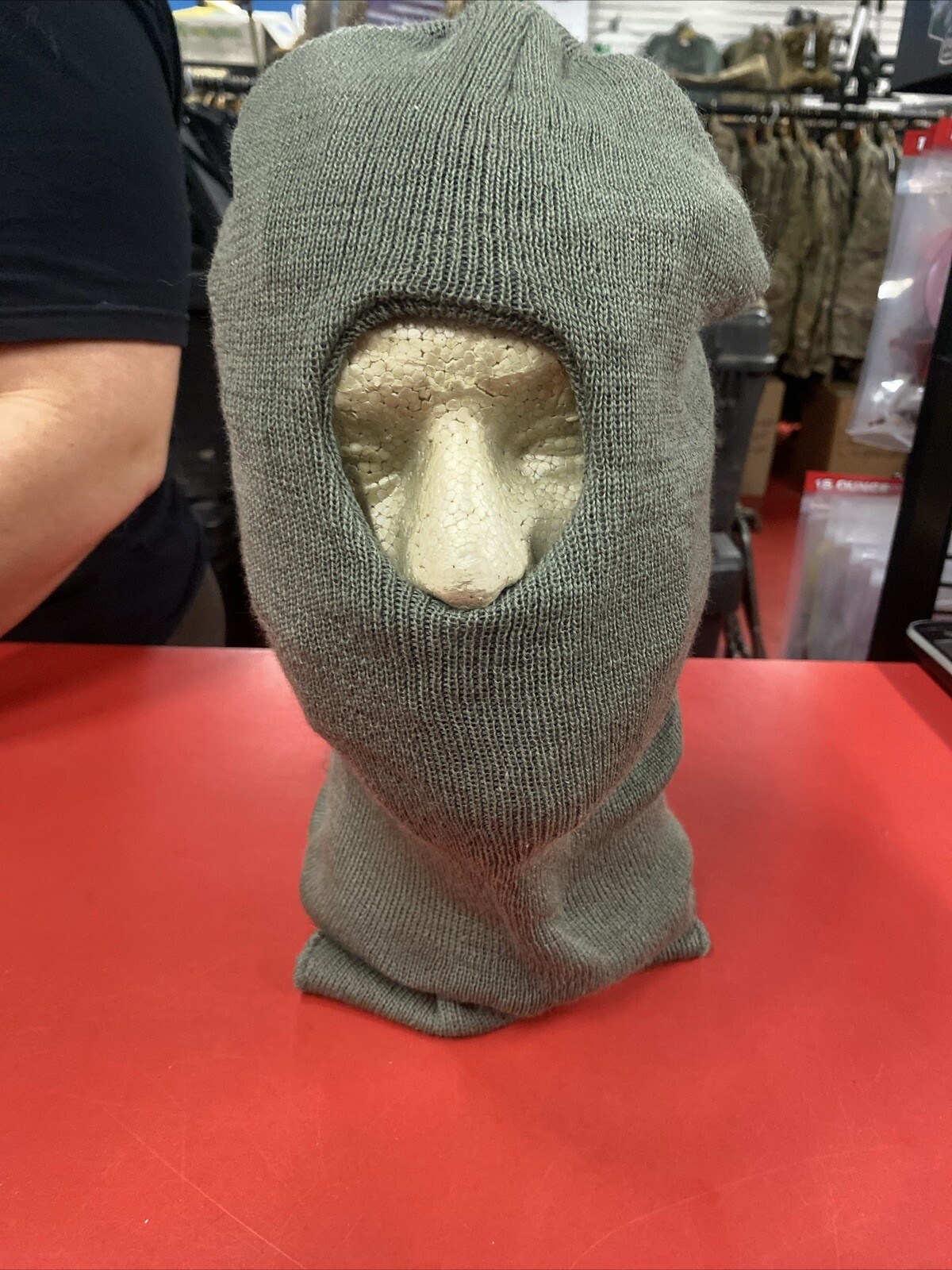 BALACLAVA ARMY ISSUE FOLIAGE GREEN WOOL HOOD HAT MASK COLD WEATHER NIB lot of 10