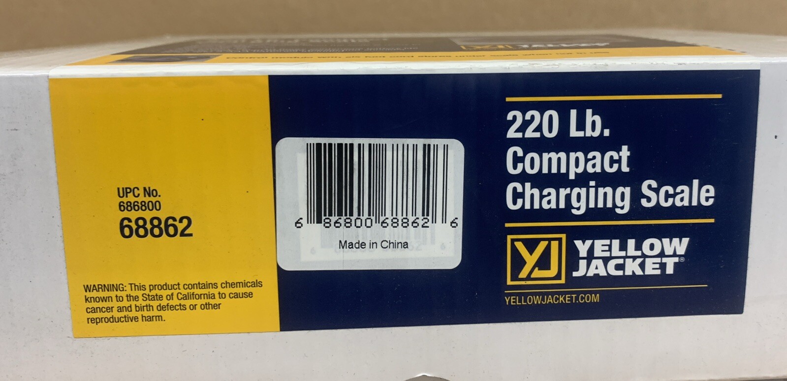 YELLOW JACKET 220LB REFRIGERANT CHARGING SCALE 68862