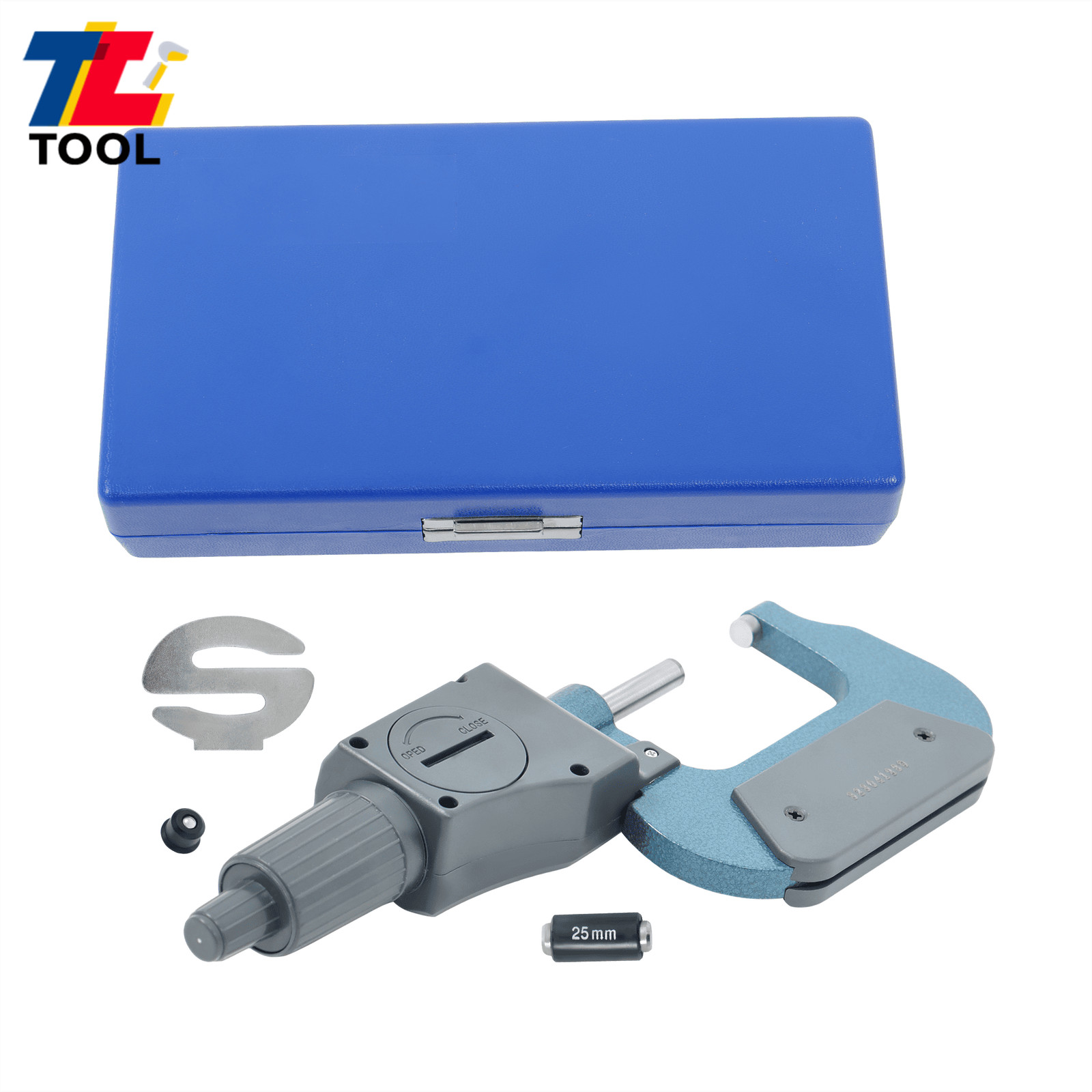 Digital Electronic 0.00005 Inch Outside Micrometer 1-2"/25-50mm Carbide Tip