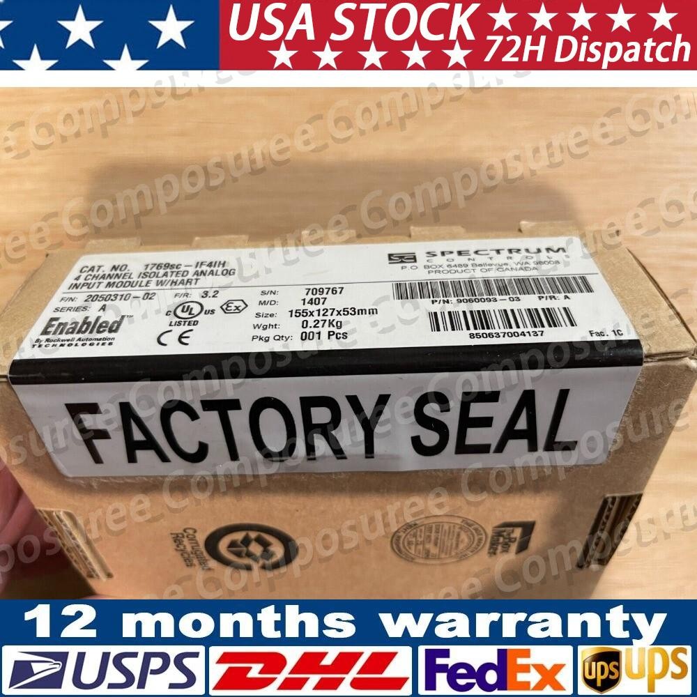 Surpl Spectrum Controls 1769SC-IF4IH /A Compact I/O HART Analog New US Free Tax