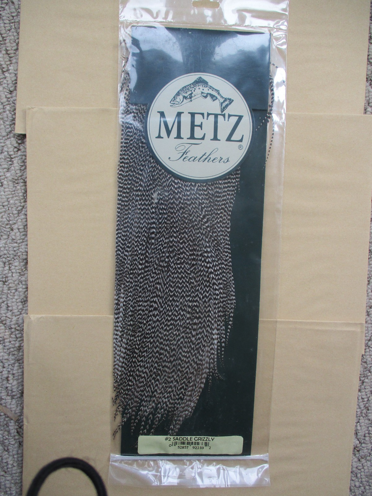 metz saddle grade 2 grizzle hackle feathers fly tying materials
