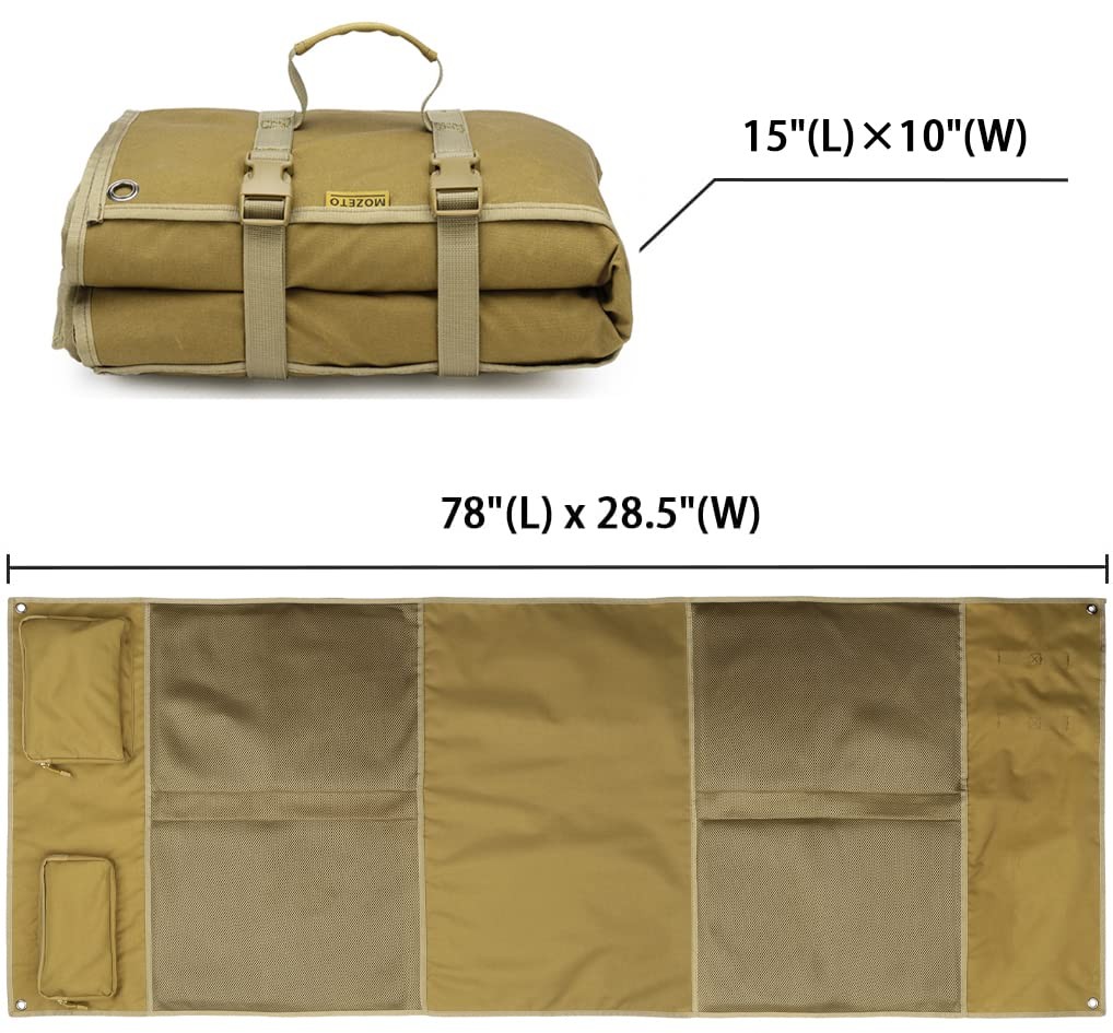 MOZETO Large Foldable Padded Shooting Mat - Hunting Range Accessories