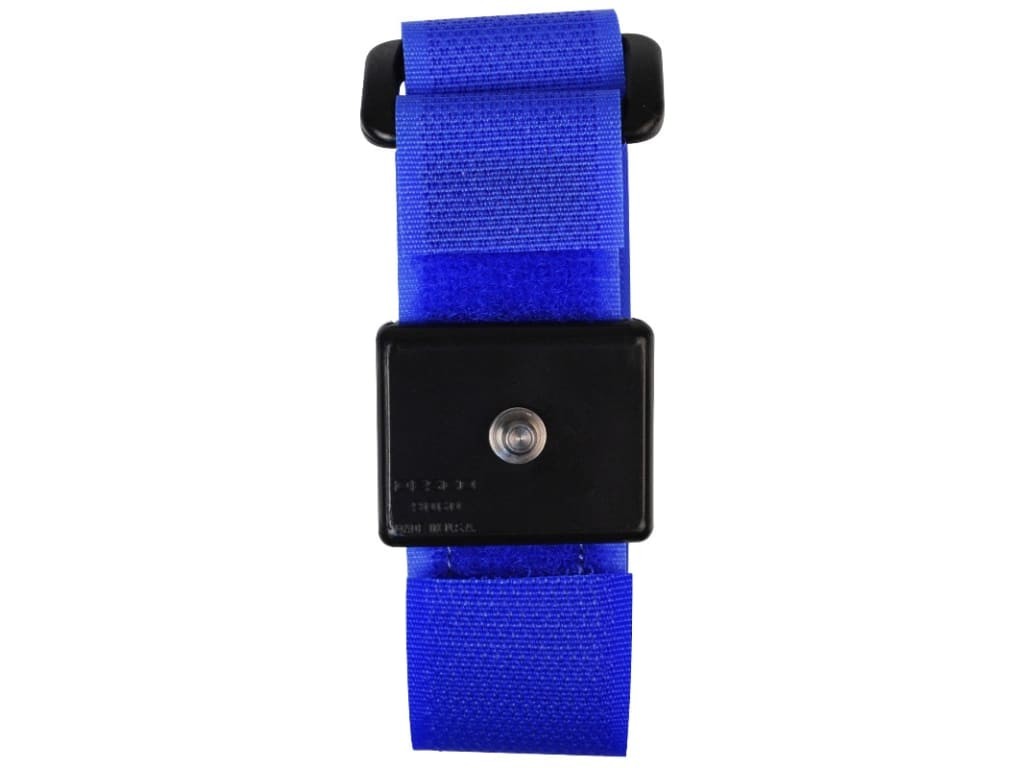 Desco 09060 - Hook and loop adjustable, single wire wrist strap - without cord