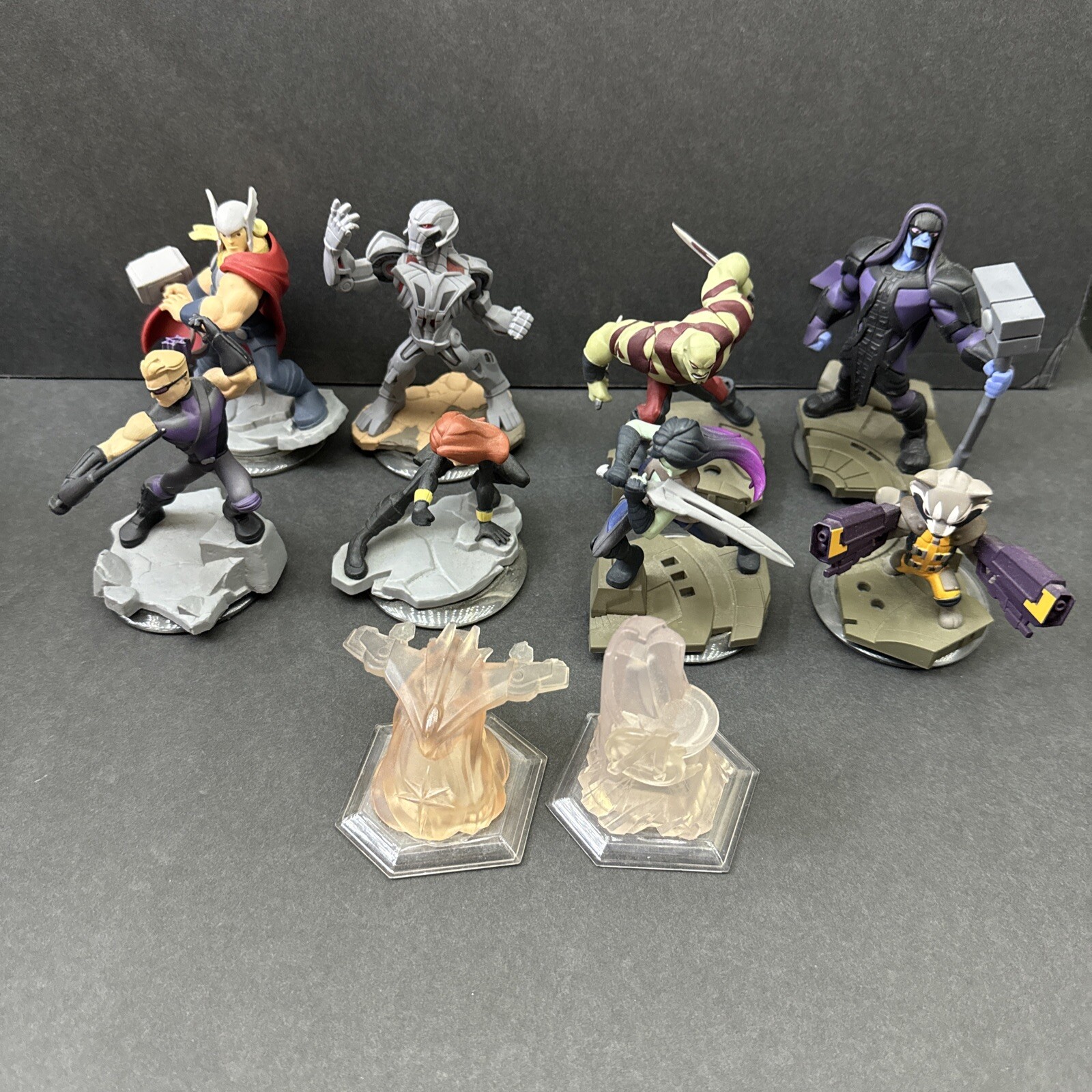 Disney Infinity 2.0/3 Marvel Guardians Of The Galaxy Avengers Crystal Lot Of 10
