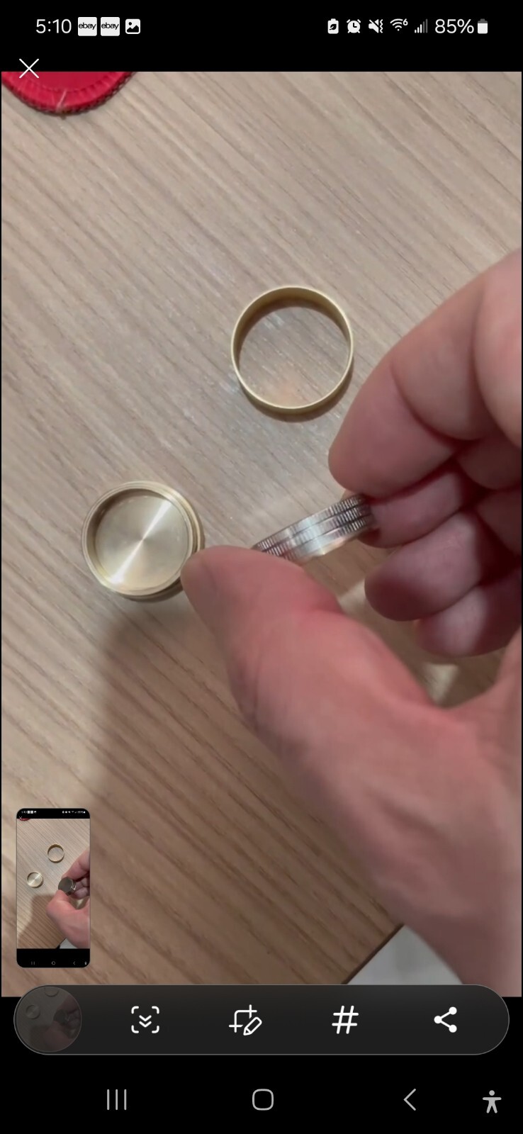 Magic Tricks Dynamic Coins Vanishing Quarter Version Close Up Trick
