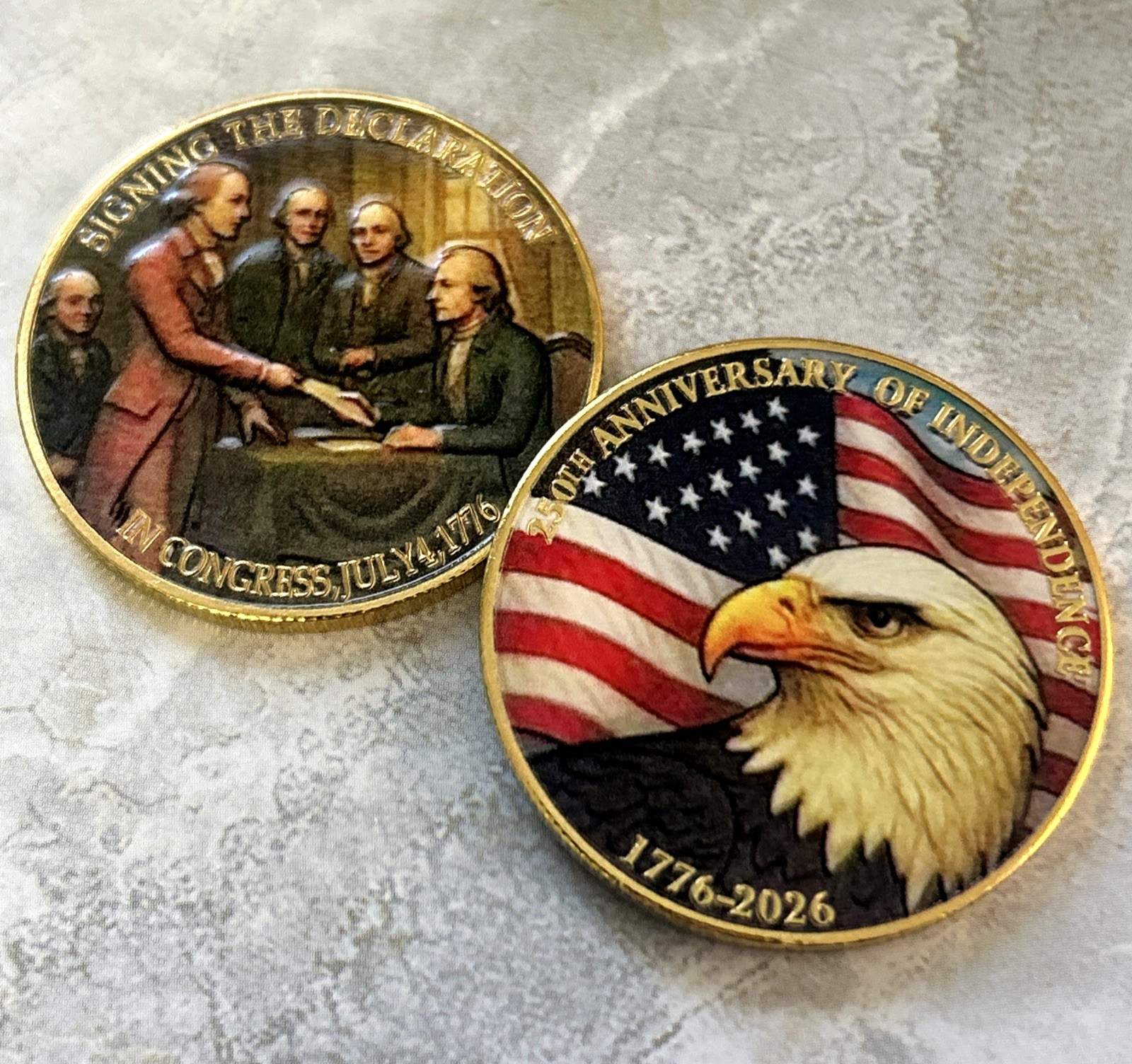 *1776-2026* Declaration of Independence Commemorative Coin 250TH ANNIVERSARY