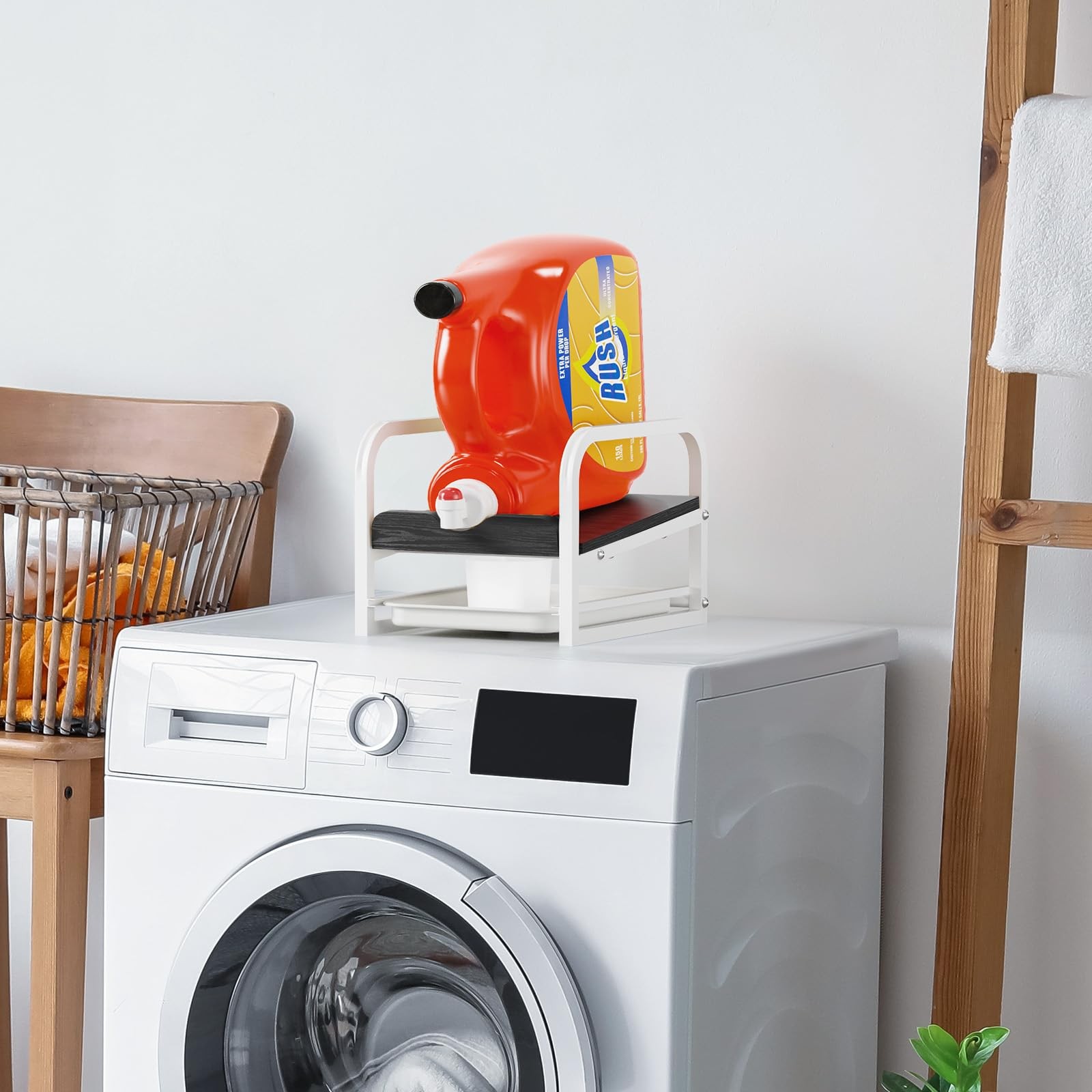 Laundry Detergent Holder Liquid Laundry Detergent Riser and Stand, Liquid Det...