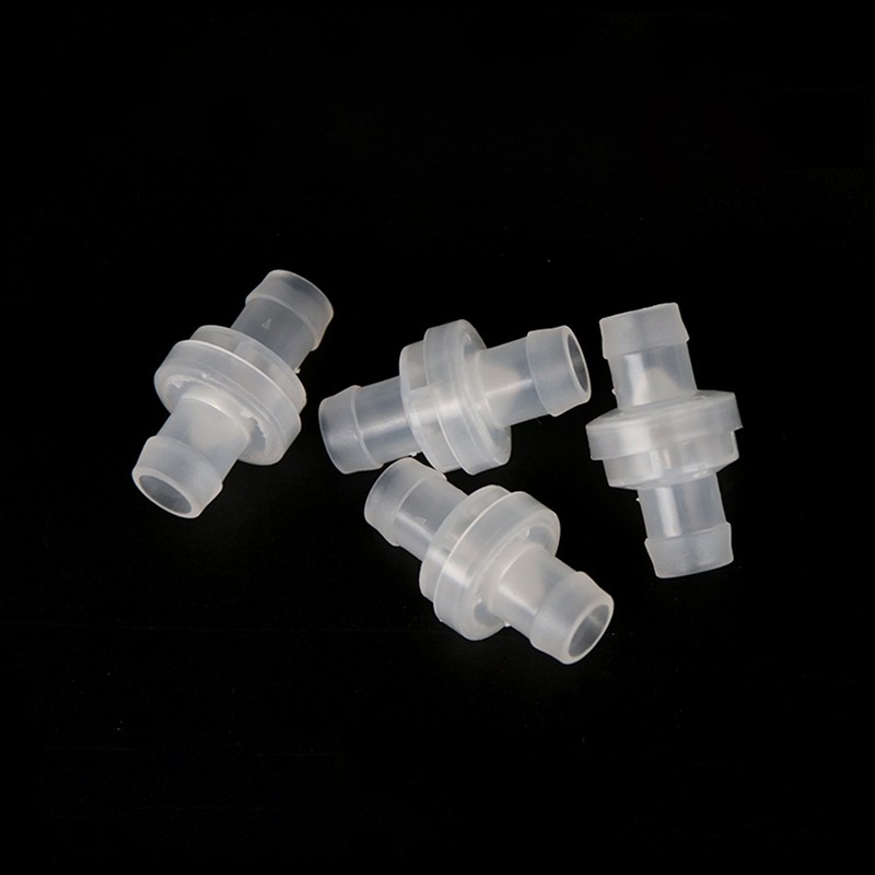 Clear Plastic Check Valve One Way Non Return Inline Barbed/Without Barbs 3-12mm