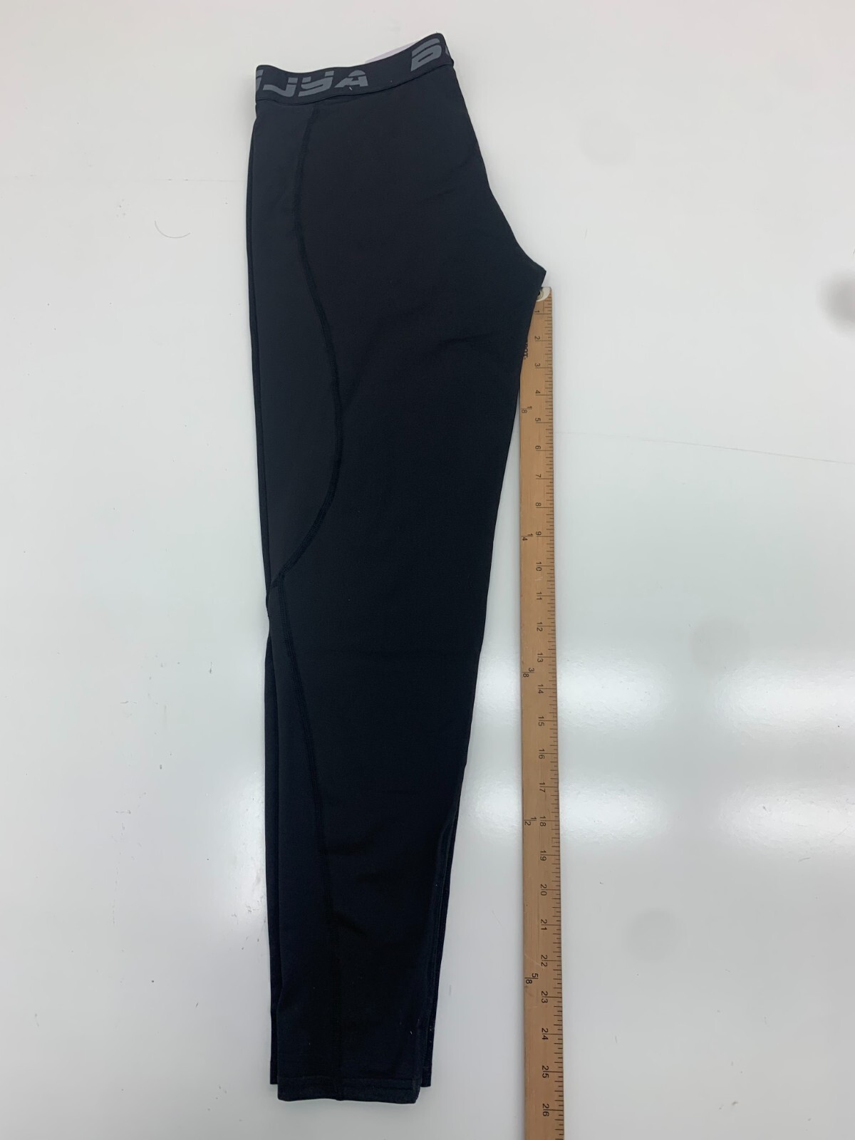 Buylya Mens Black Athletic Compression Leggings Size Large