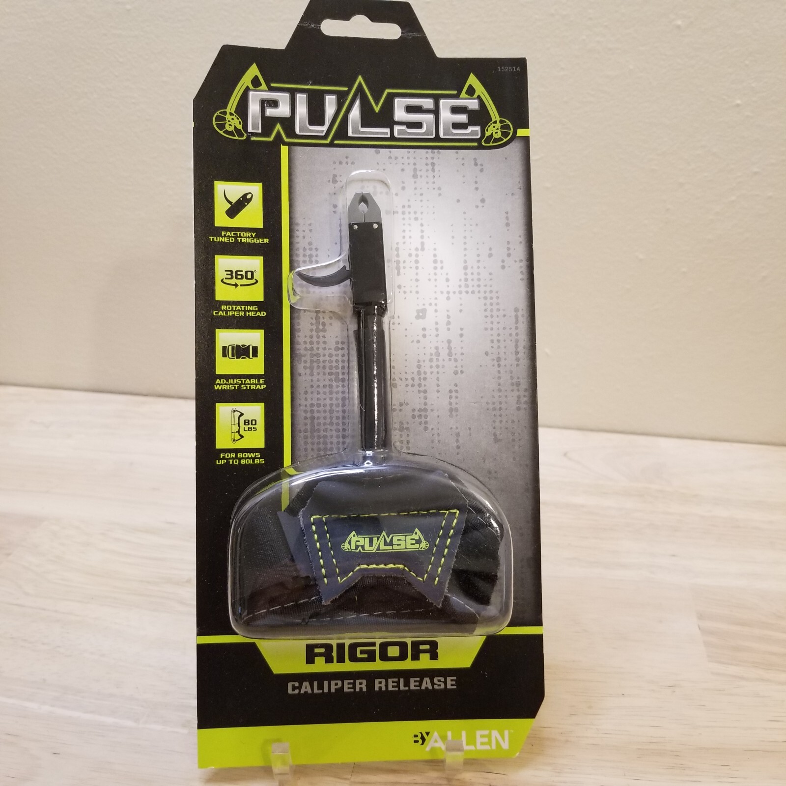 Pulse Rigor Caliper Release Allen Bow Hunting, bows up to 80lbs free shipping