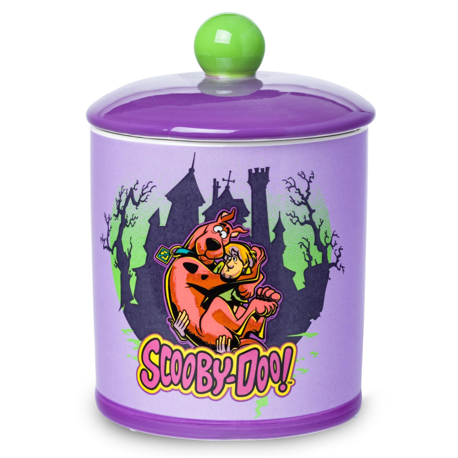 Ceramic Cookie Jar Scooby Doo Spooky Snacks Large SD1809KP Silver Buffalo
