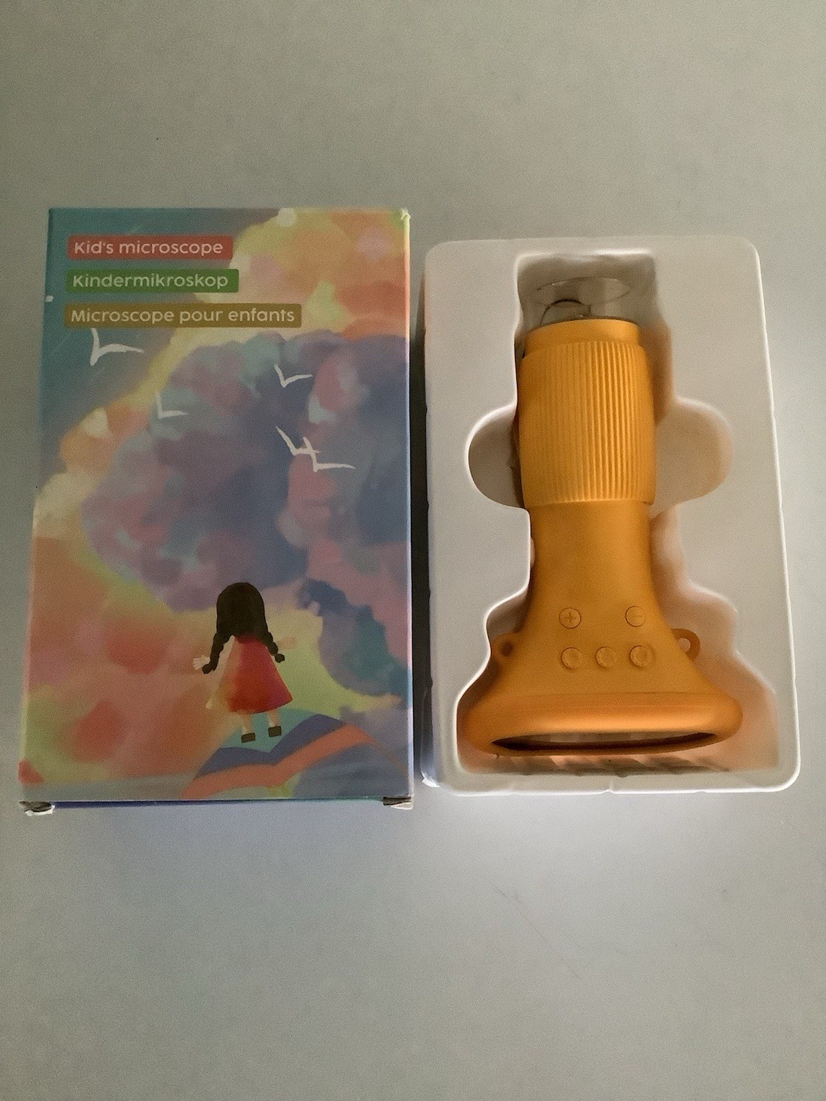 Winwend Kids Microscope 1000X 2”Digital With Slides New Open Box