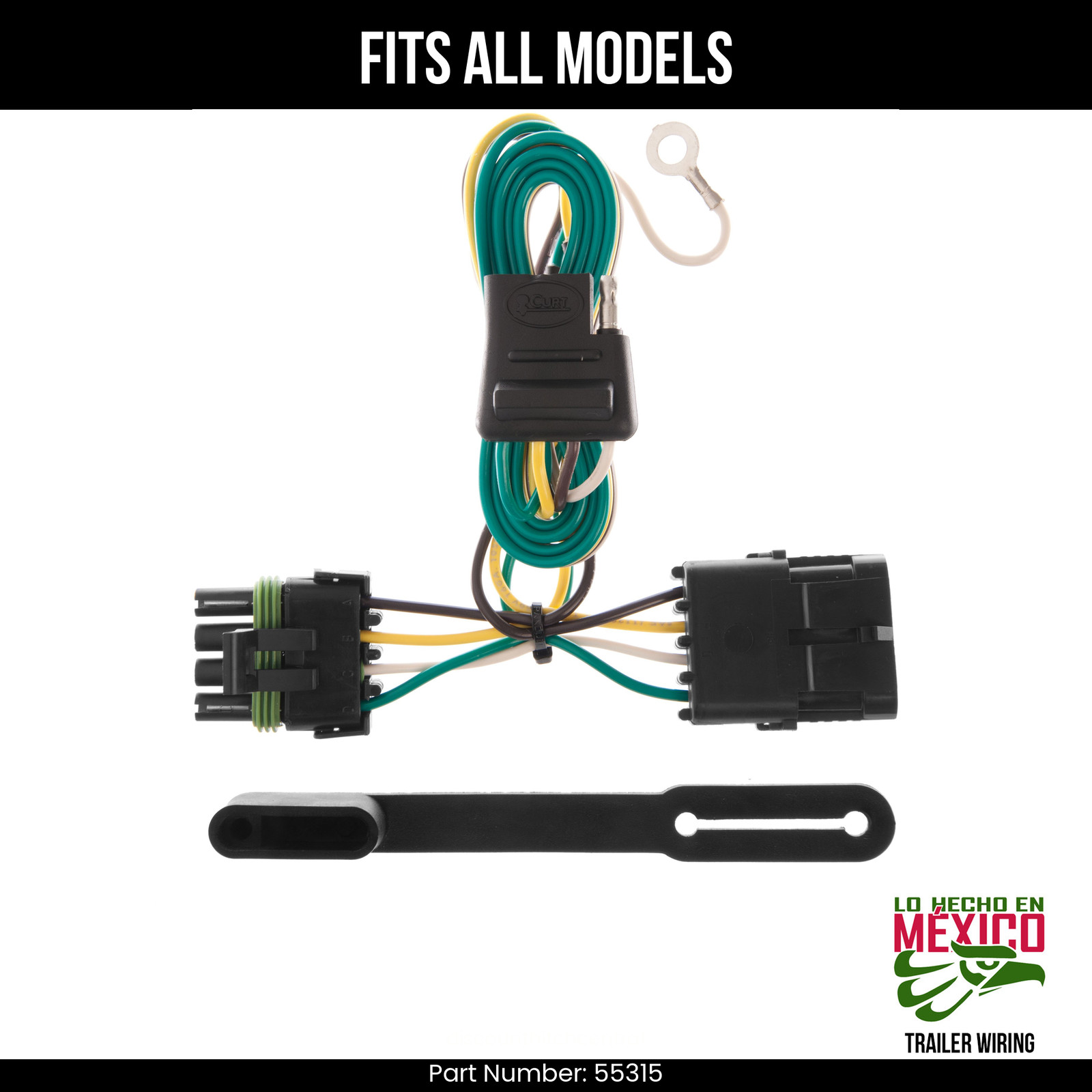 For 88-98 Chevy C/K Truck 4 Pin Trailer Wiring Plug Fits All Models Curt 4 Prong