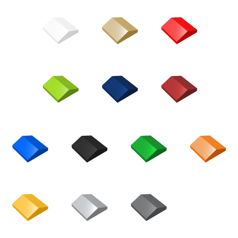 50x 3300 Slope 33° 2 x 2 Double 100% Compatible Bricks, Pieces & Parts