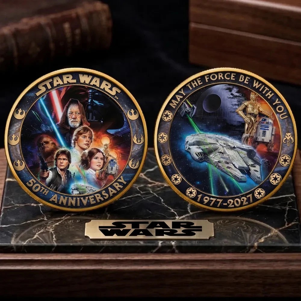 Star Wars 50th Anniversary Commemorative Coin CB0451
