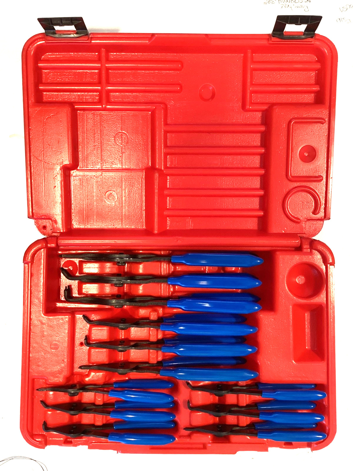 Cornwell Tools USA 12 Piece Convertible Snap Ring Pliers Set & Case ML43RA MINT