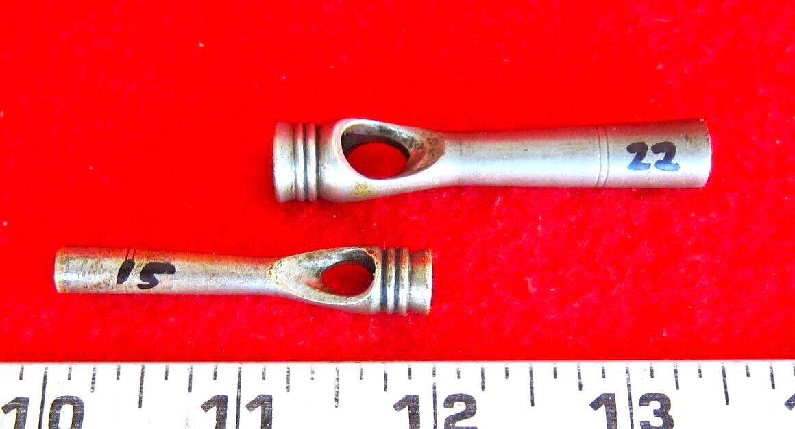 ONE (1) VERY RARE Vintage BRASS Fishing Rod Tip Top: #15 or 22 - FOR COLLECTING!