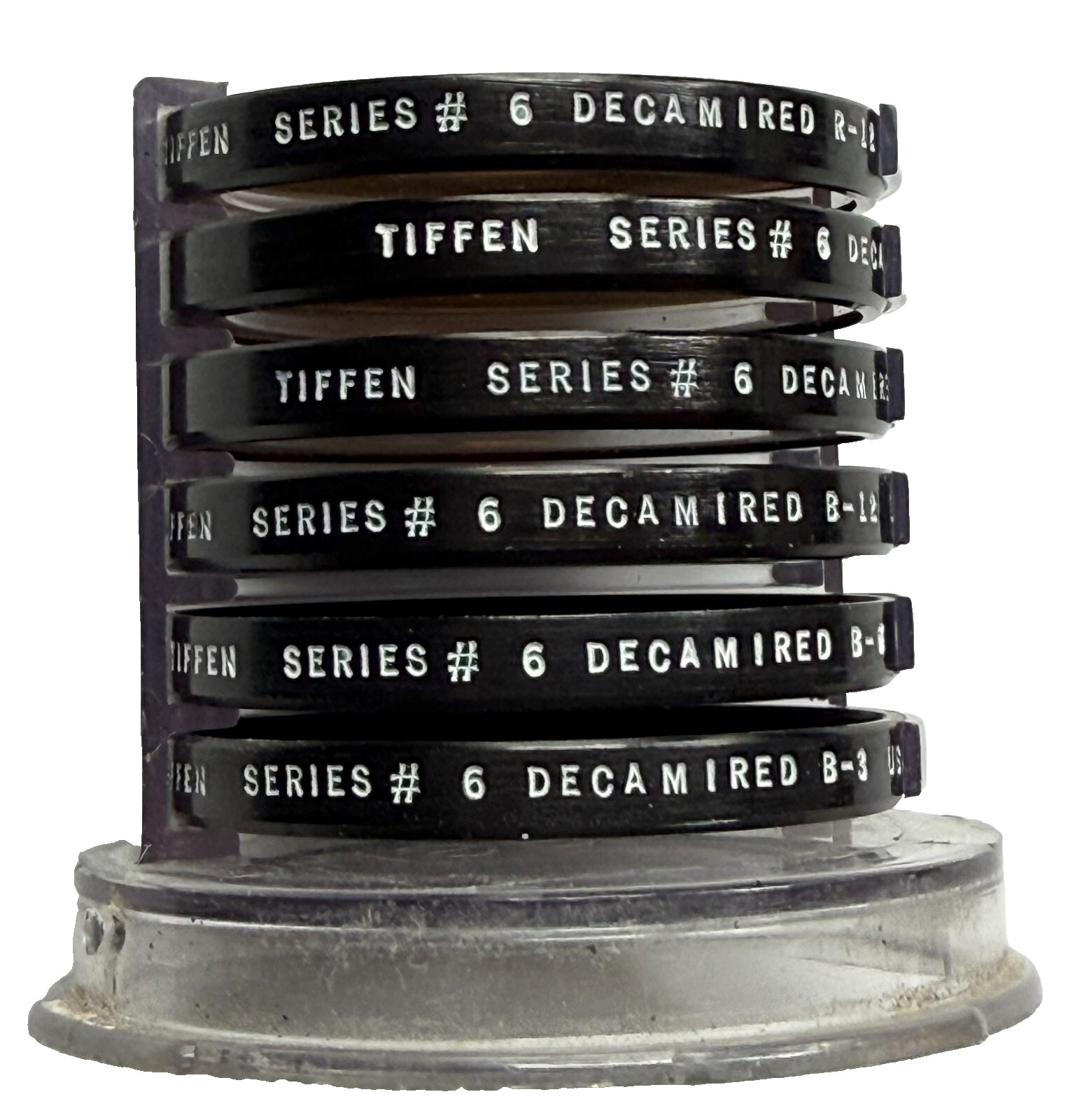 EXCELLENT TIFFEN SERIES 6 ASSORTED 41mm FILTERS DECAMIRED FILTER FILE