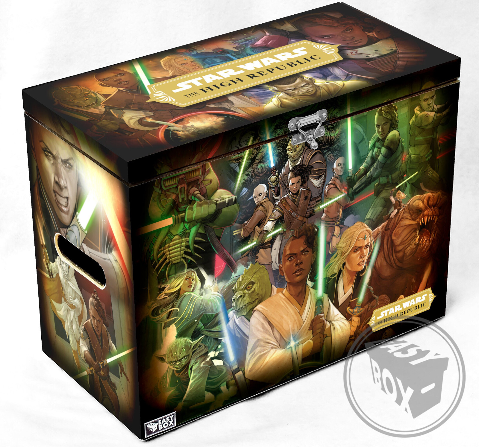 Star Wars The High Republic  - Large Comic Book Hard Storage Box Chest MDF
