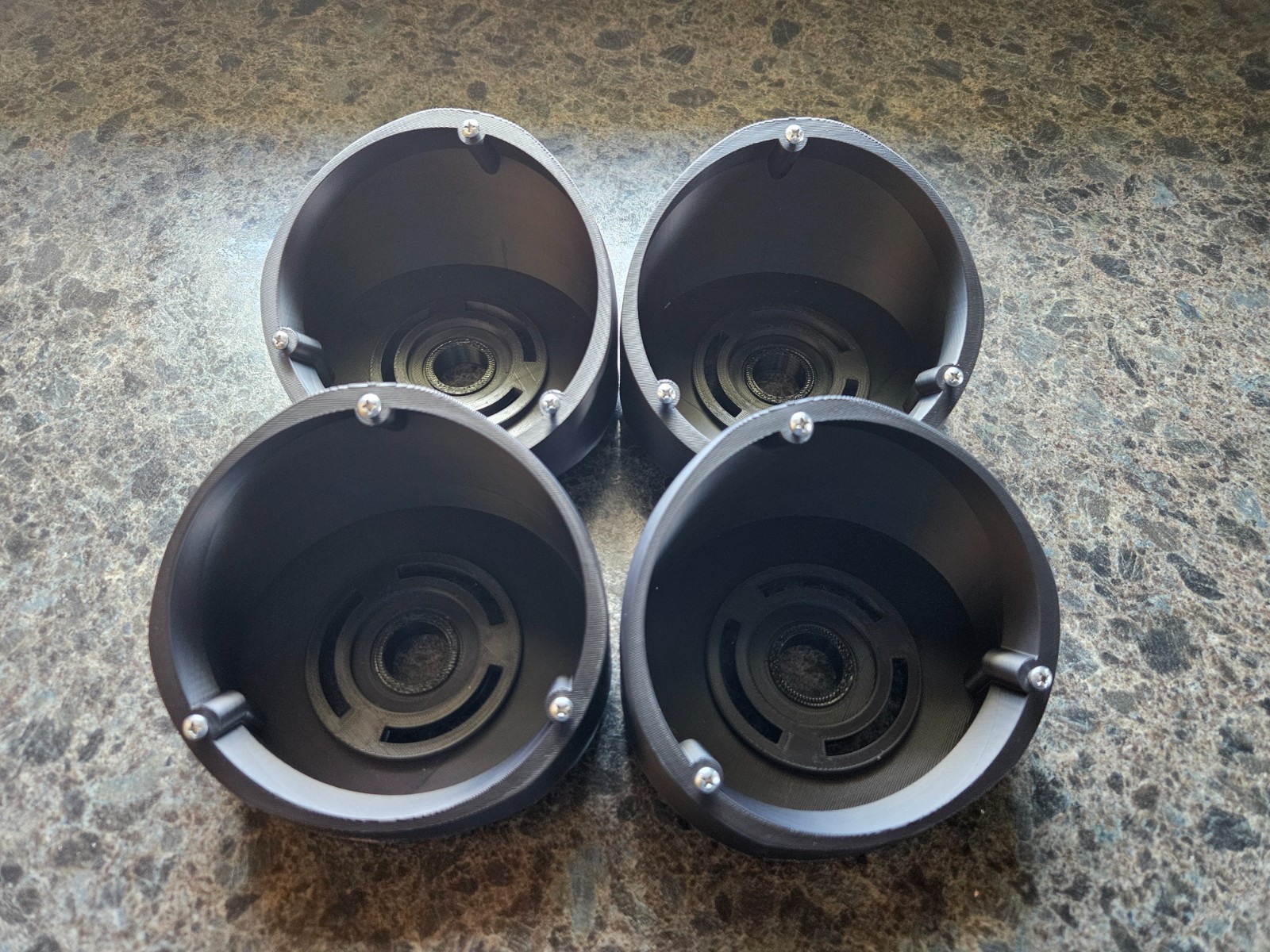 (4 Pack) Black Outdoor Mount Box for Reolink RLC-843A RLC 843A Soffit Mount