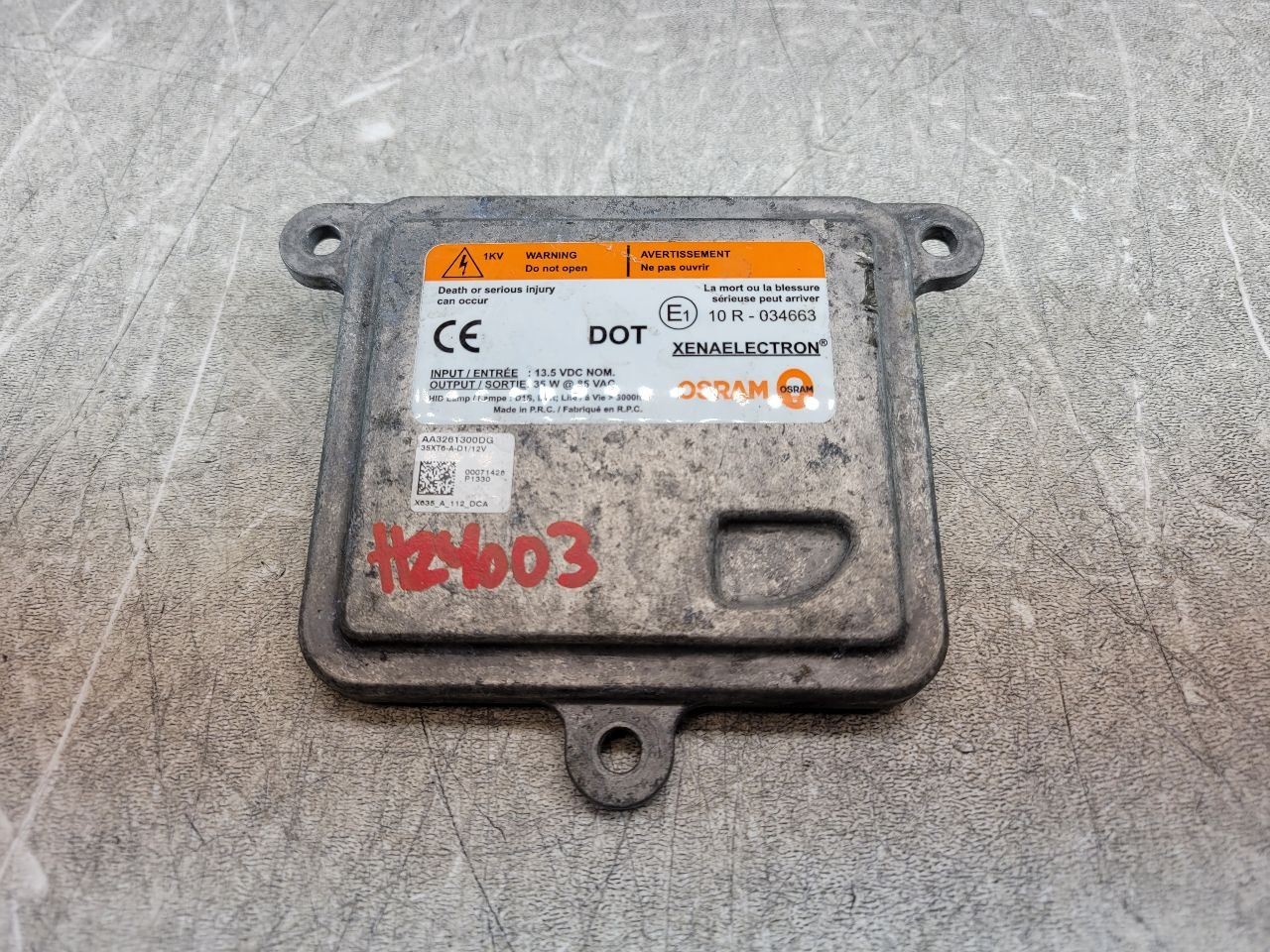 2014 Hyundai Sonata HID Headlight Ballast Module 92190-3L000