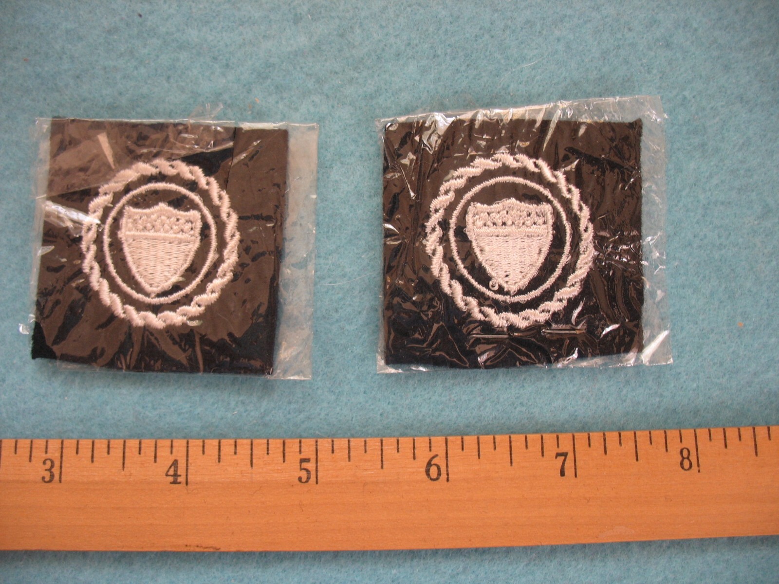 One, New Old Stock WWII US Coast Guard V2 Cuff patch Near Mint