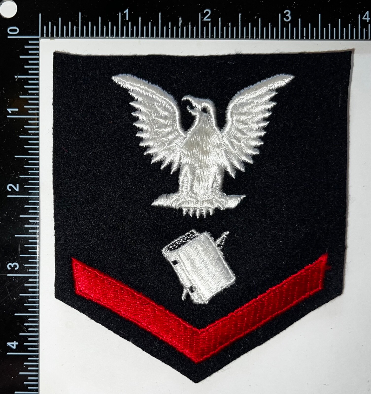 USN US Navy Personelman 3rd Class Rate BLUE WOOL Patch