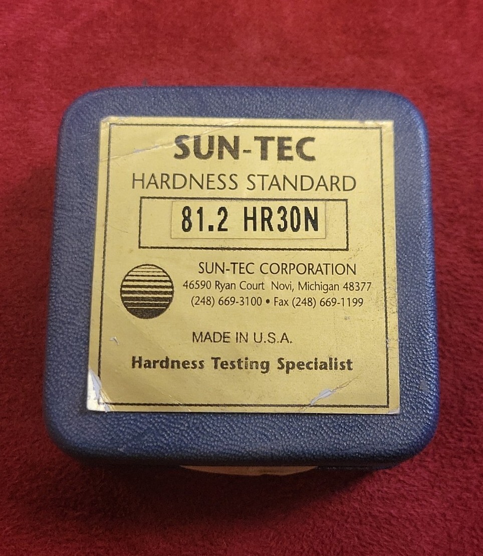 SUN-TEC HARDNESS STANDARD 81.2 HR 30 N