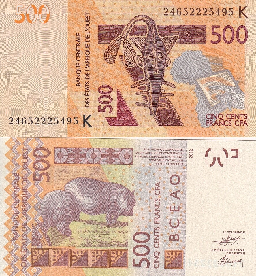 West African States Senegal 500 Francs 2024 P 719 K UNC