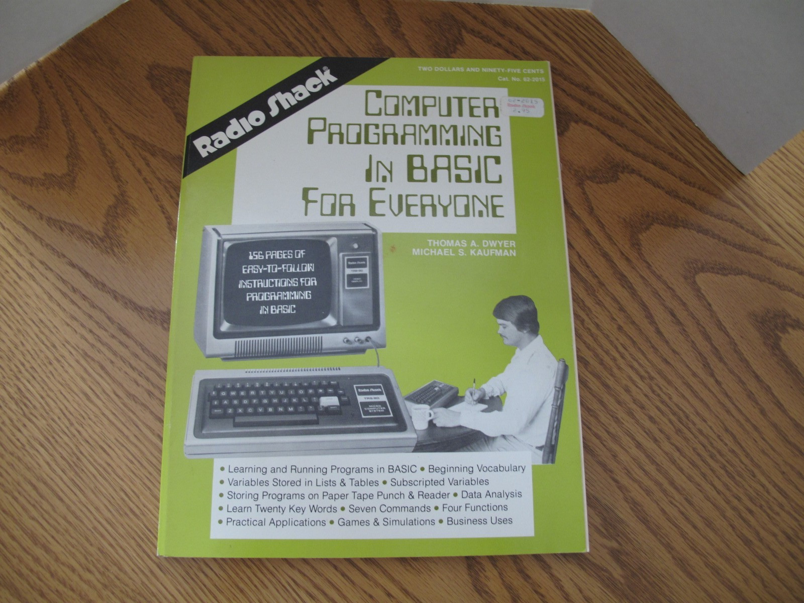 Vintage Radio Shack Computer Programming Book Basic 1977