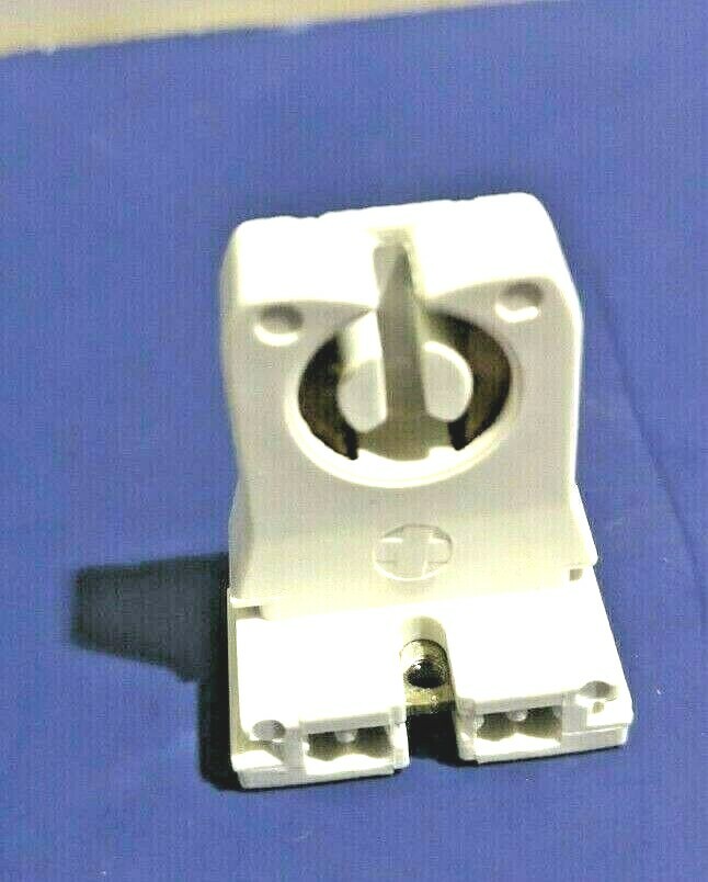FLUORESCENT LAMPHOLDER Light Socket T8 T12 Medium Bi-Pin Leviton NEW 13053
