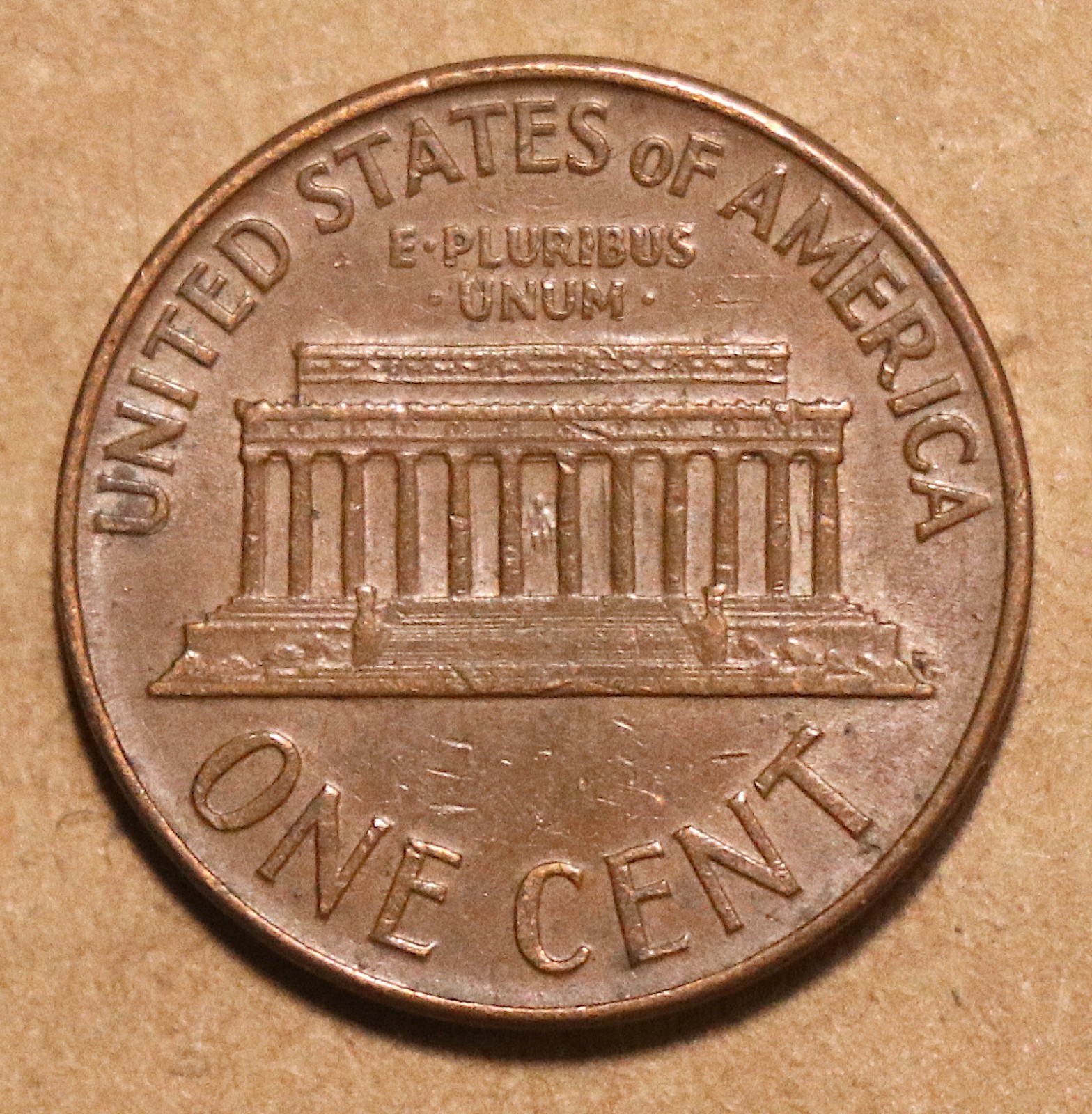 1964 Lincoln Memorial cent brown