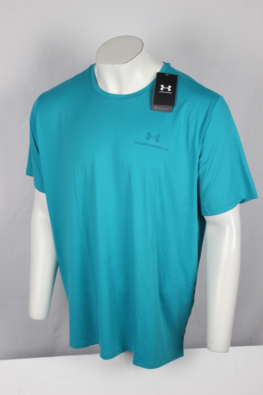 Under Armour Men's Shirt Rush Vanish Energy Short Sleeve 2XL Blue 1383973 464