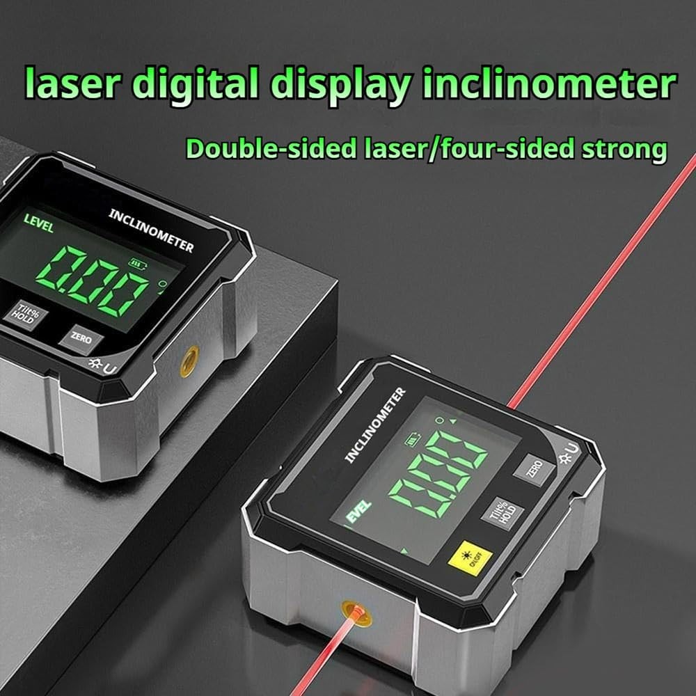 Magnetic Digital Angle Gauge, Digital Angle Finder Magnetic, Cube Inclinometer