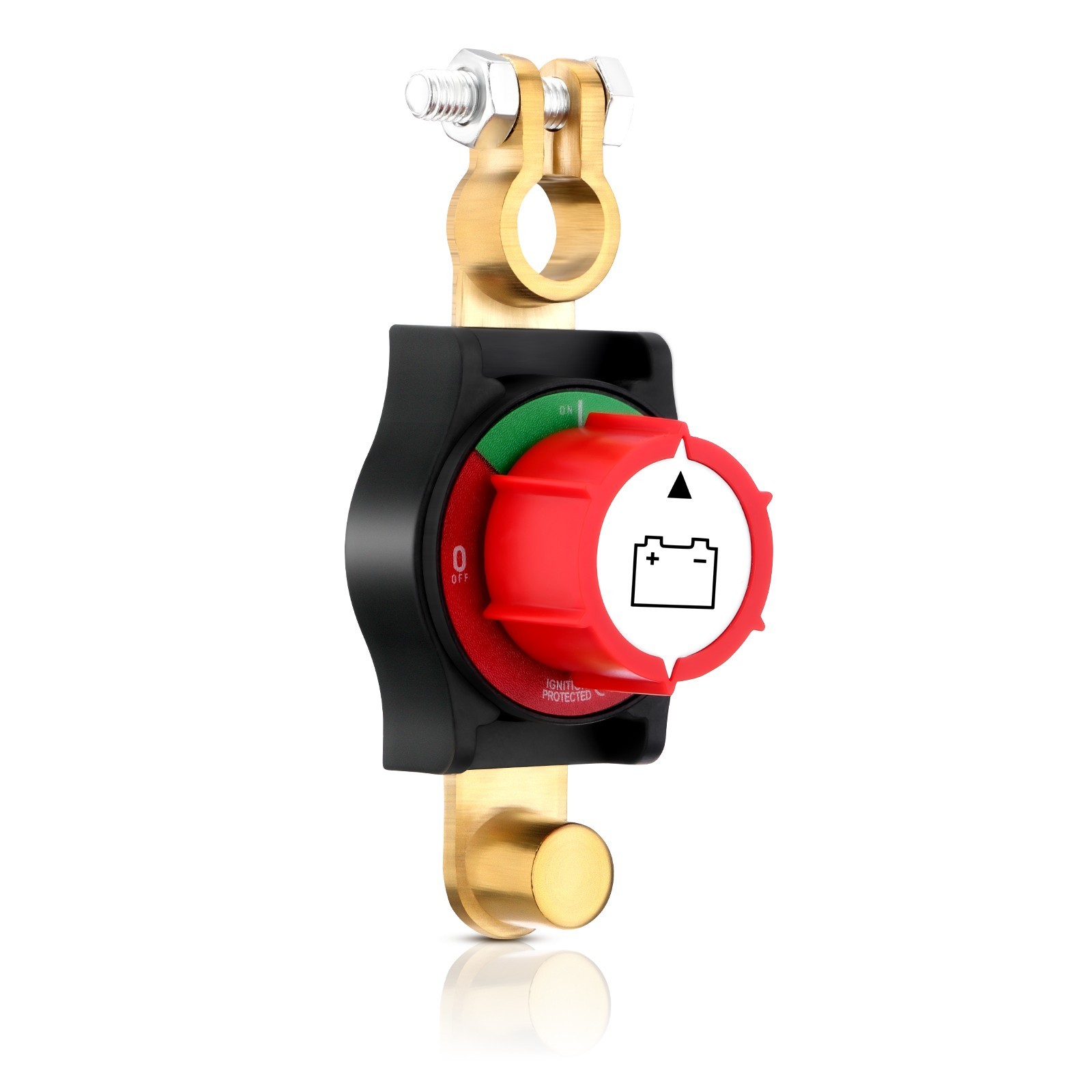 Top Post Battery Disconnect Switch 12-48V Marine Battery Cut-Off Switch Isolator
