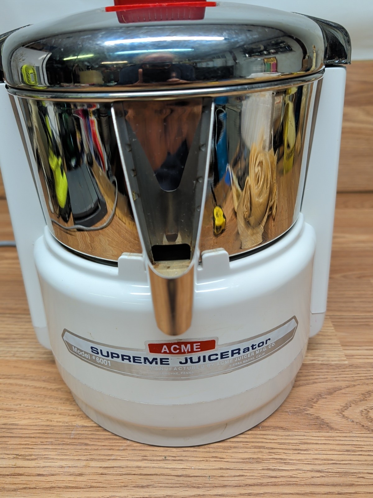 ACME Supreme JUICERator Model 6001 Stainless Heavy Duty USA TESTED Works Great!