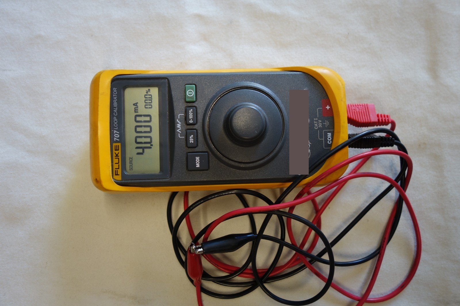 Fluke 707 Current Loop Calibrator with Quick Click Knob