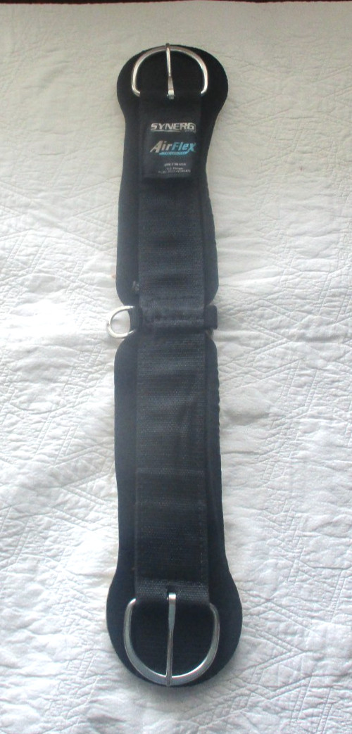 30” WEAVER SYNERGY Air Flex Black Western Cinch