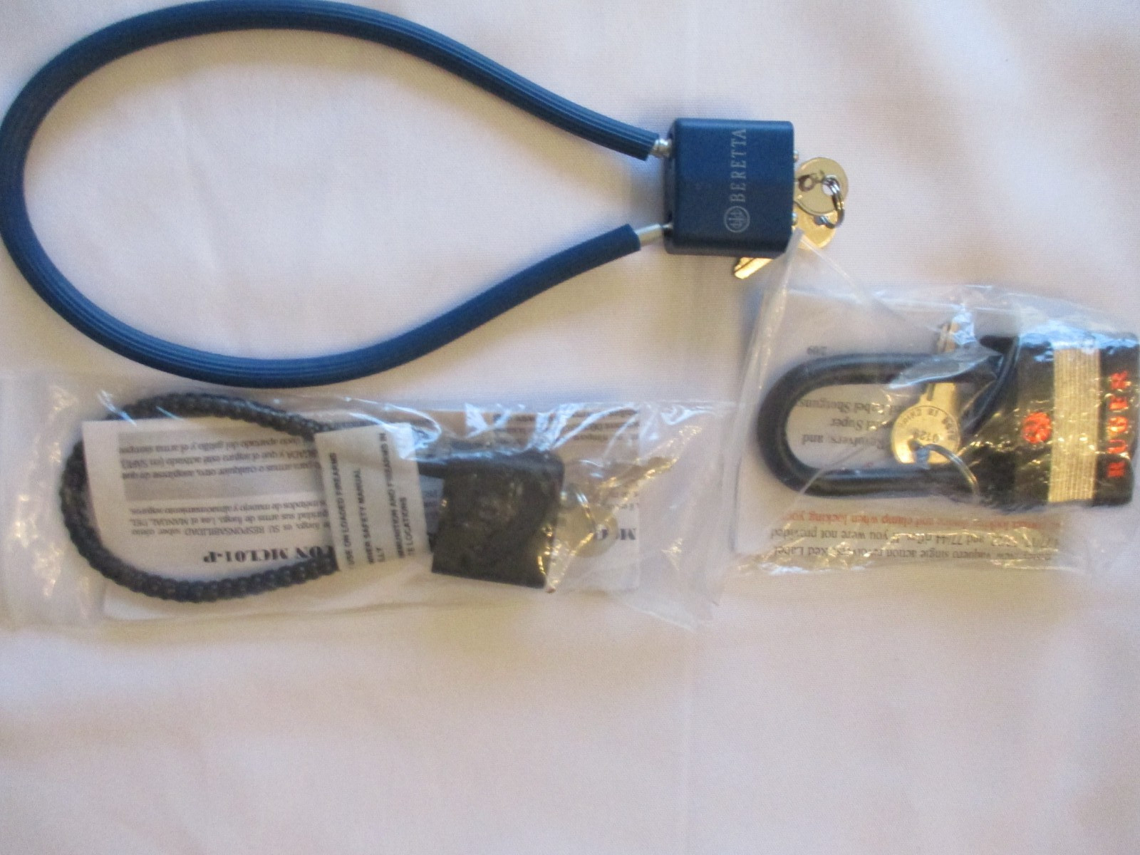 Lot 3 Gun Locks Beretta Ruger Unbranded
