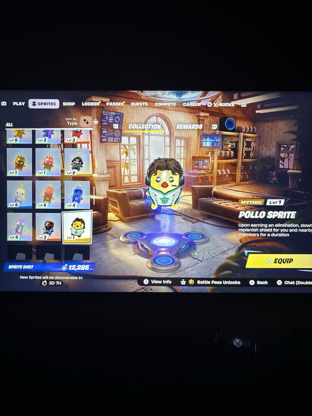 Fortnite Mythic Pollo Sprite !! 6 Hour guaranteed