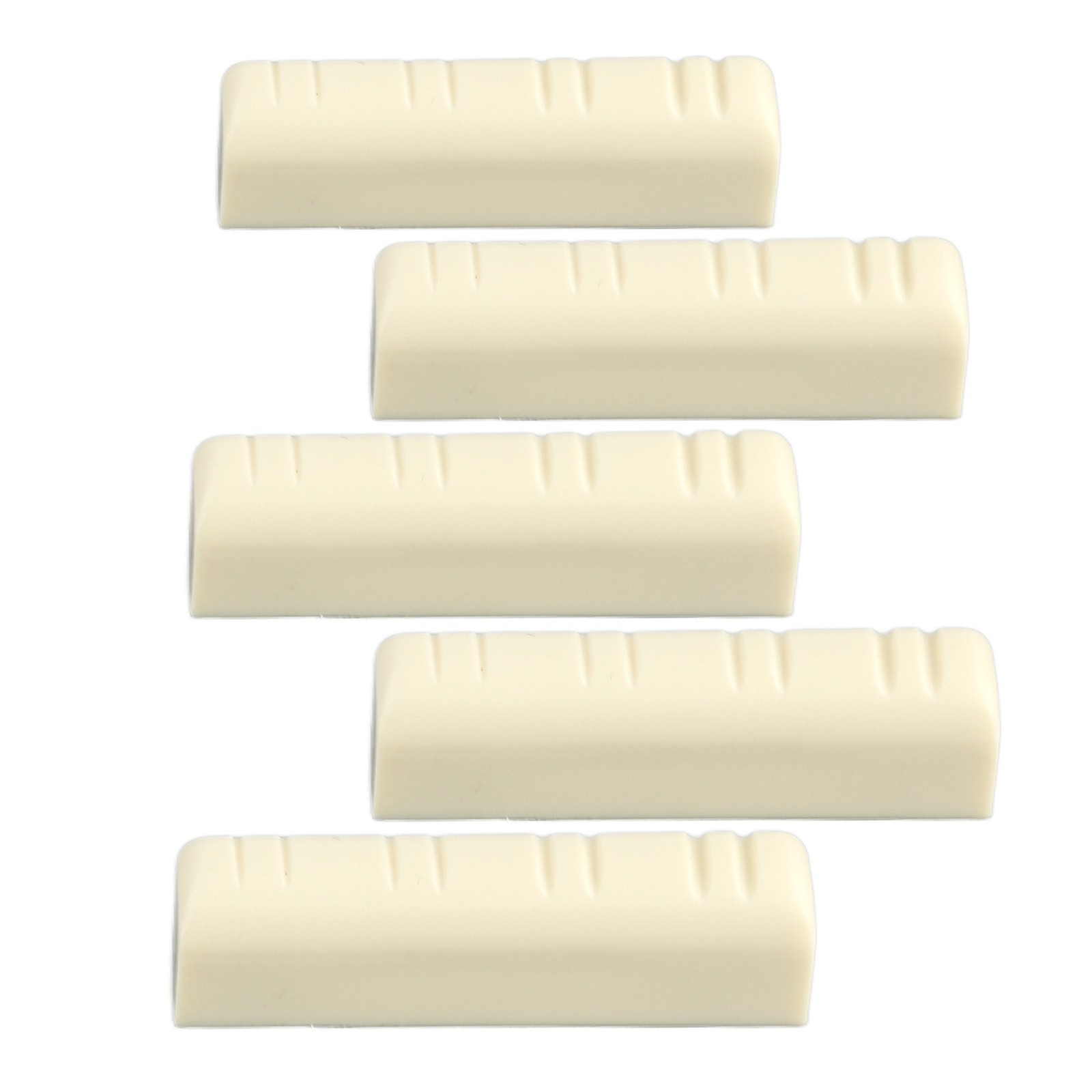 5Pcs Mandolin Bridge Nut 8 String Plastic 3.5cm Universal Instrument Accessory