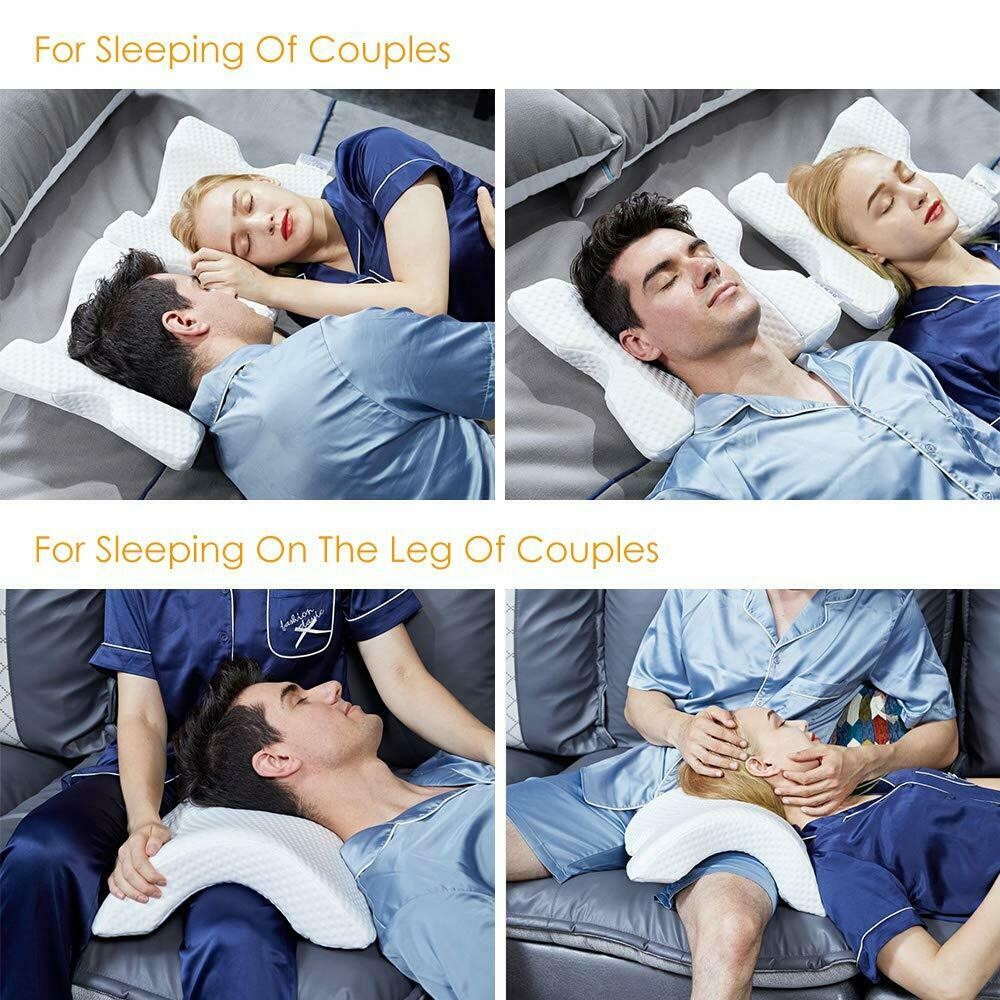 Slow Rebound Pressure Pillow White Home Kitchen Durable Multipurpose