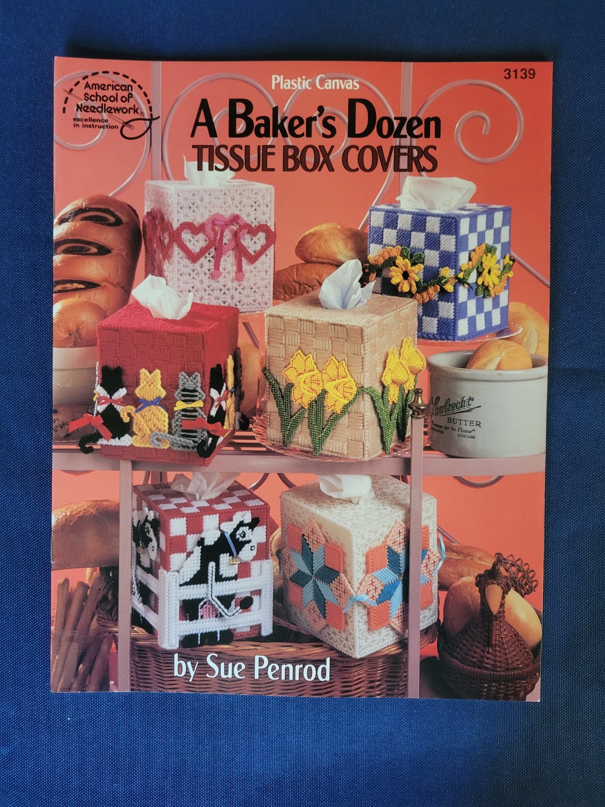A Baker's Dozen Tissue Box Covers Home Decor Plastic Canvas Pattern Book