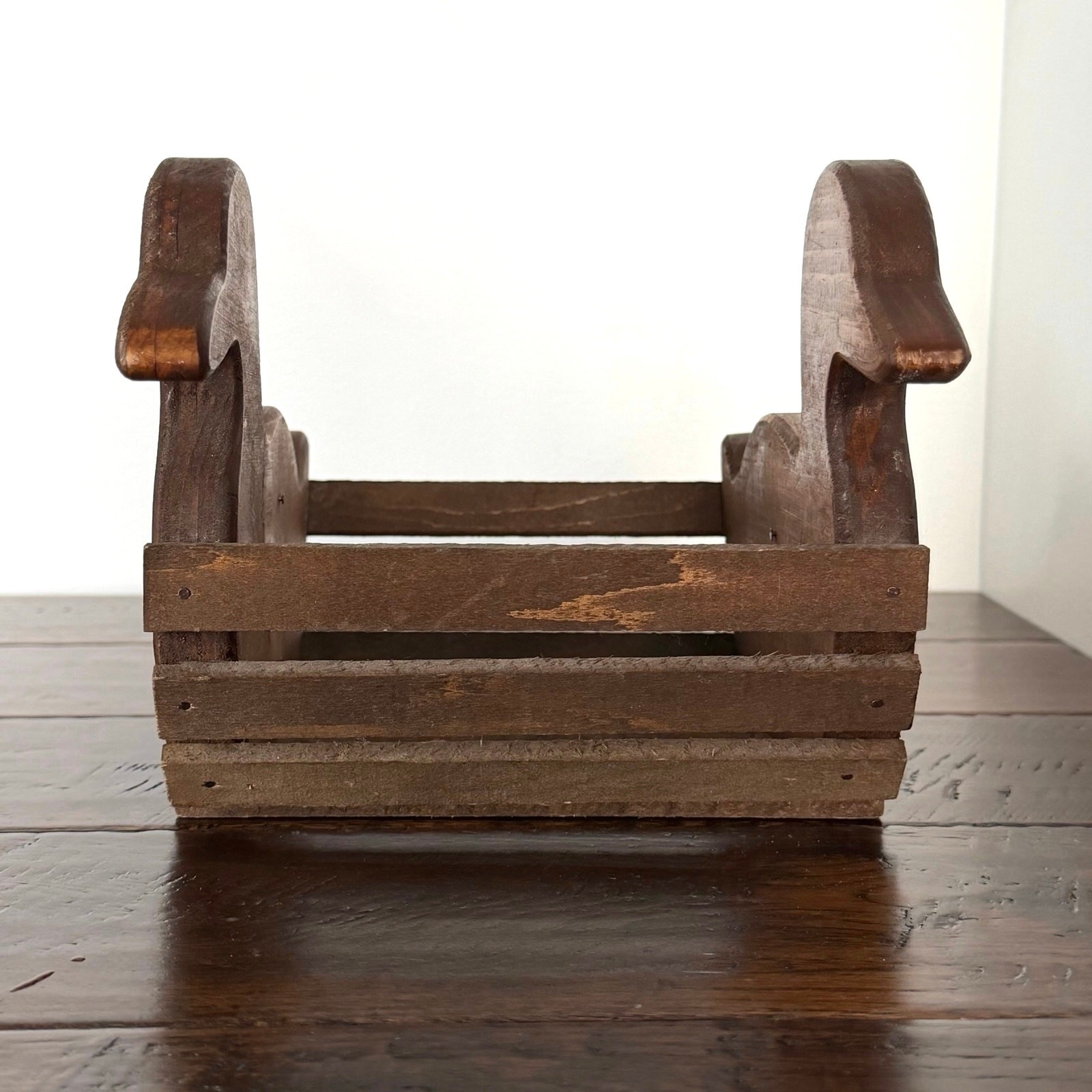 Vintage Wooden Duck Napkin Holder / Letter Holder – Rustic Farmhouse