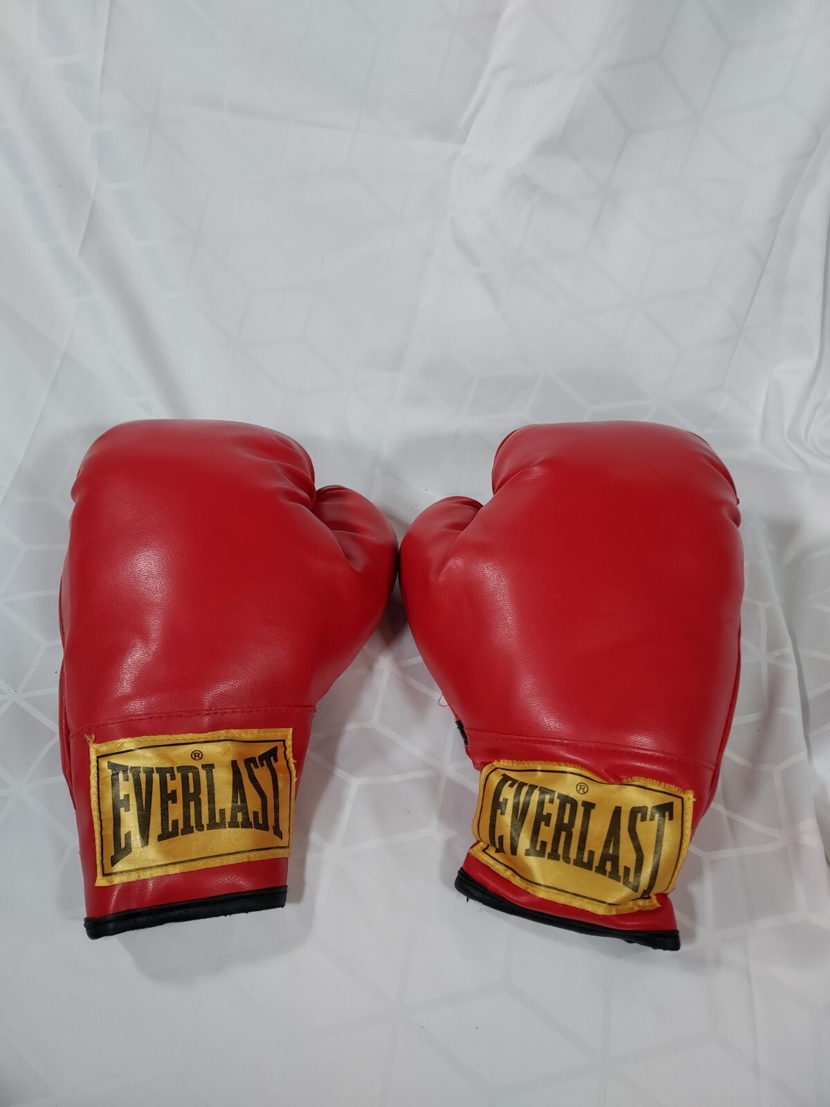 Everlast 14oz Laceless Boxing Gloves - Red (2964) VINTAGE