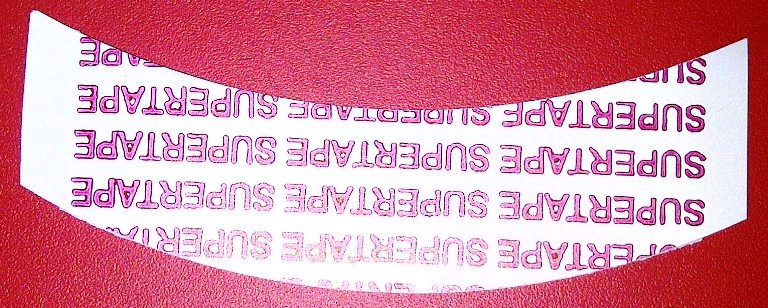 Supertape 1" curved strips "LF" (Lace front) shape pkg 108 hairpiece wig toupee